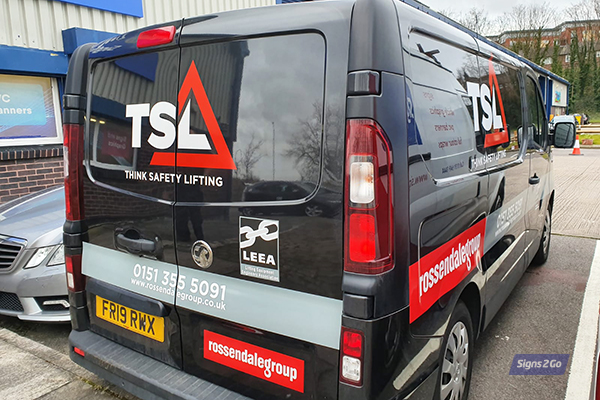 Vehicle livery – Signs 2 Go Wirral